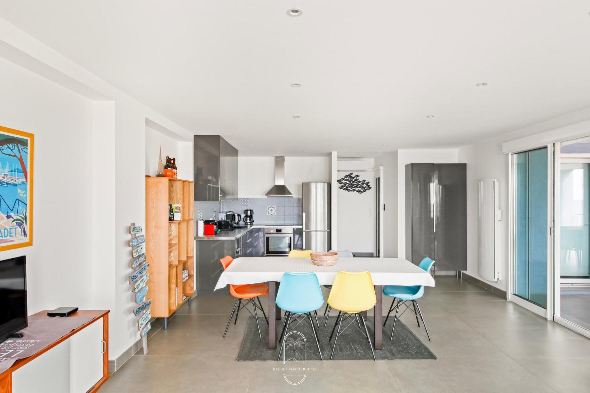 Villa Antoine Appartement Rdj Vue Mer Clim Wifi Parking Plage 50M La Garonne Le Pradet Kültér fotó